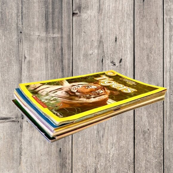 National Geograph KIDS Three Magazine+ Four Others Tigers Koalas Catterpillers - Picture 5 of 6